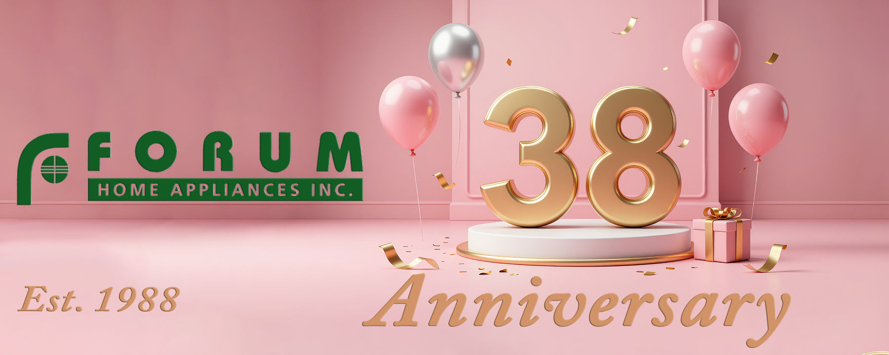 We are celebrating our 38th Anniversary!