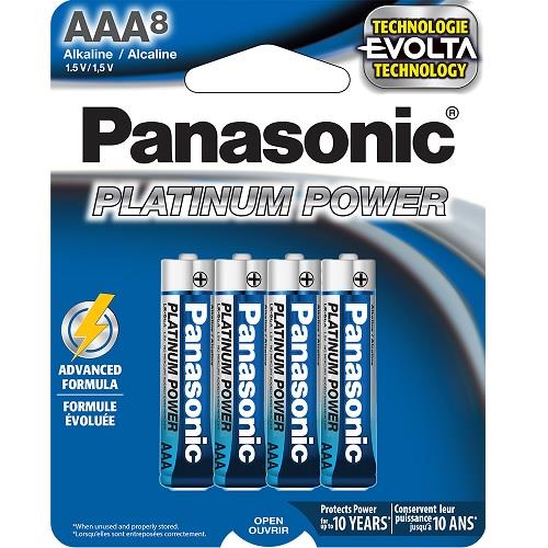 panasonic battery aaa x8 platinum power lr03xe8b image 1