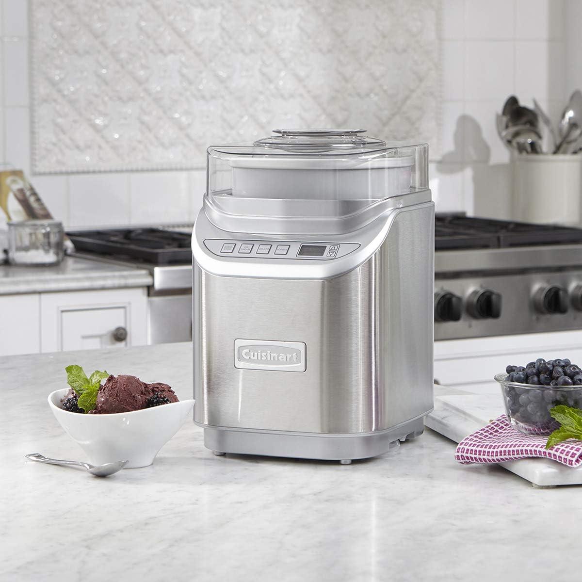 cuisinart gelateria frozen yogurt ice cream gelato sorbet maker ice70c 2 quart image 2