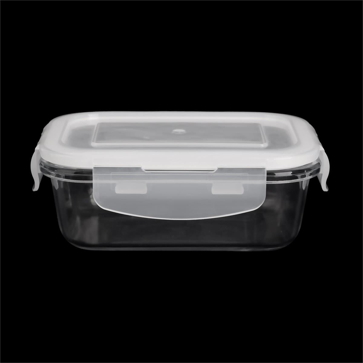 luciano 80893 rectangular borosilicate glass container image 1