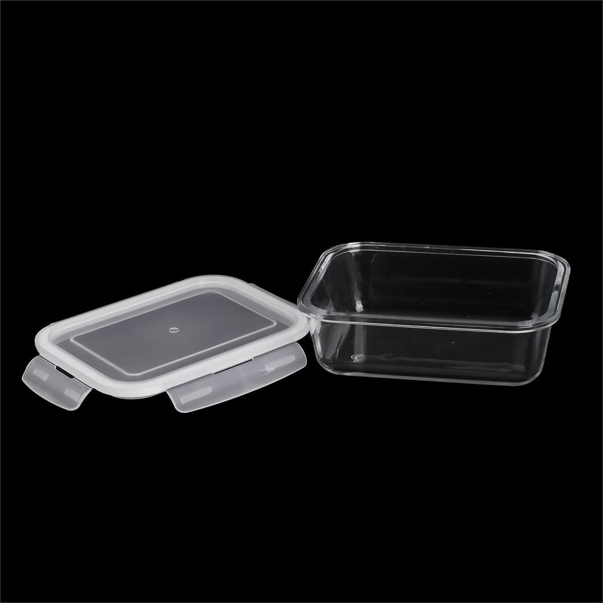 luciano 80895 rectangular borosilicate glass container image 2