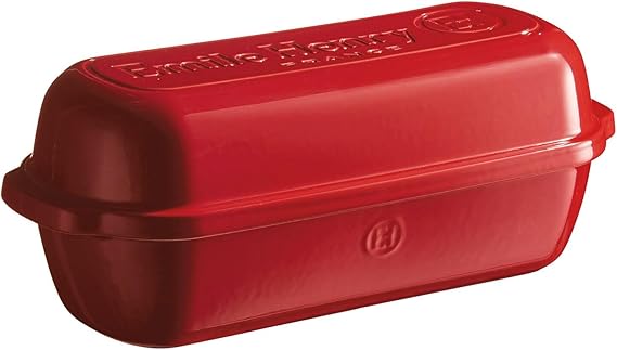 emile henry ceramic loaf pan 2 6l grand cru 39 5x16x15cm 91345503 image 1