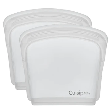 cuisipro reusable bags 2pc 5 25x4 75 clear 74792400 image 1