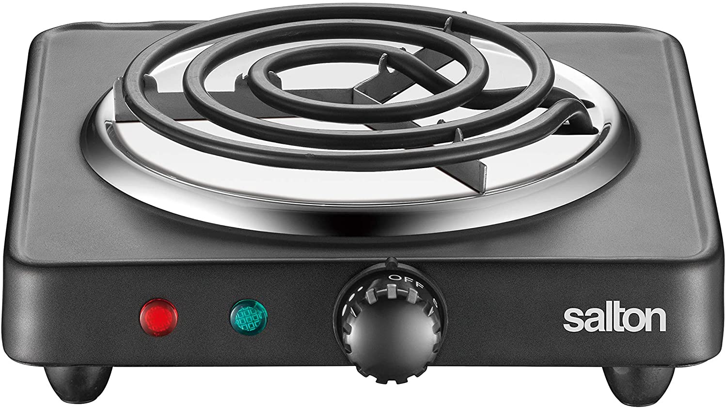 salton electric range single burner 1000w black hp 1940 image 1