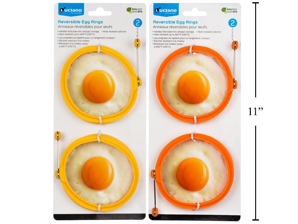 luciano 2 pc reversible egg ring silicone 80008 image 1