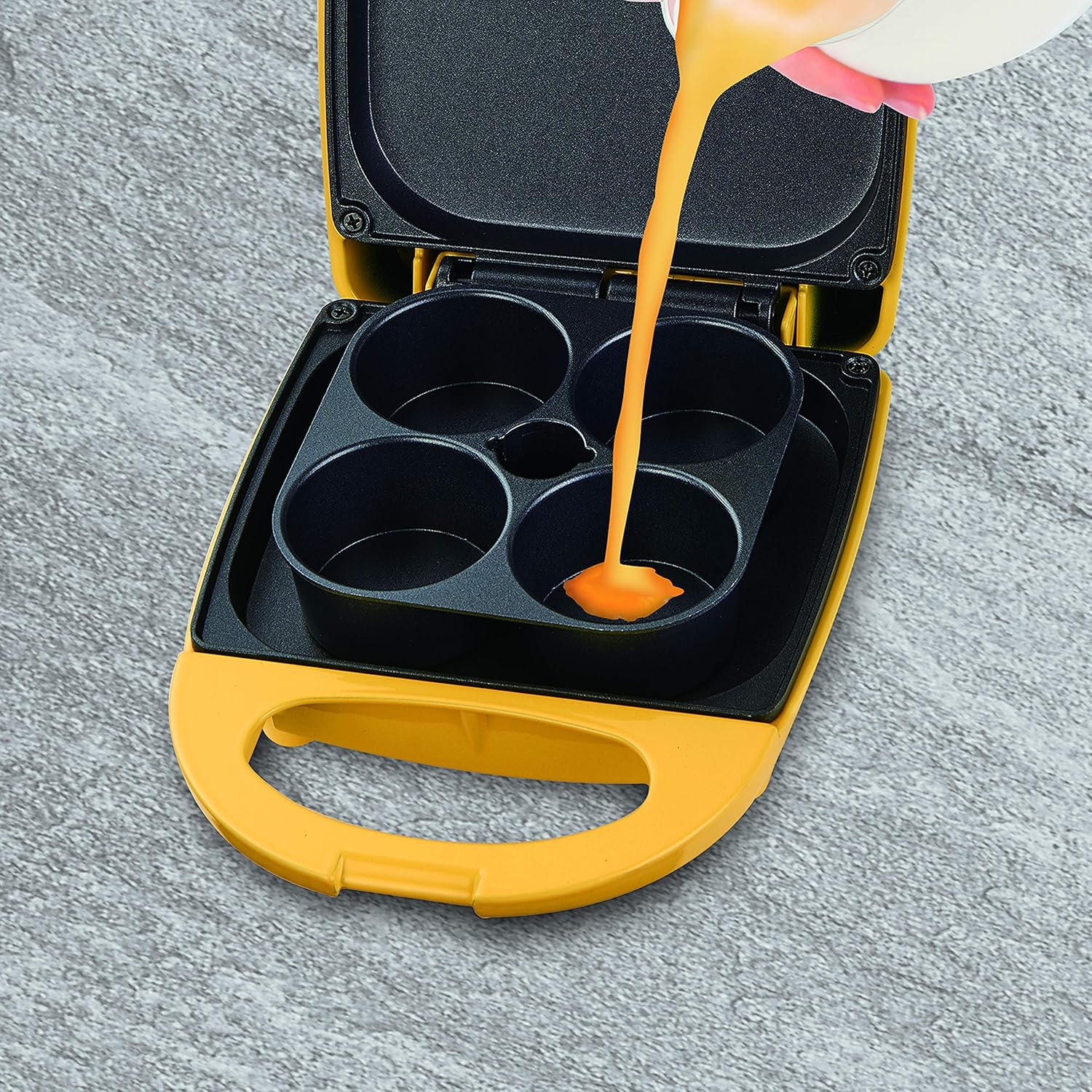 salton egg bite maker get cracking® makes 4 bites yellow sp 2042 image 2
