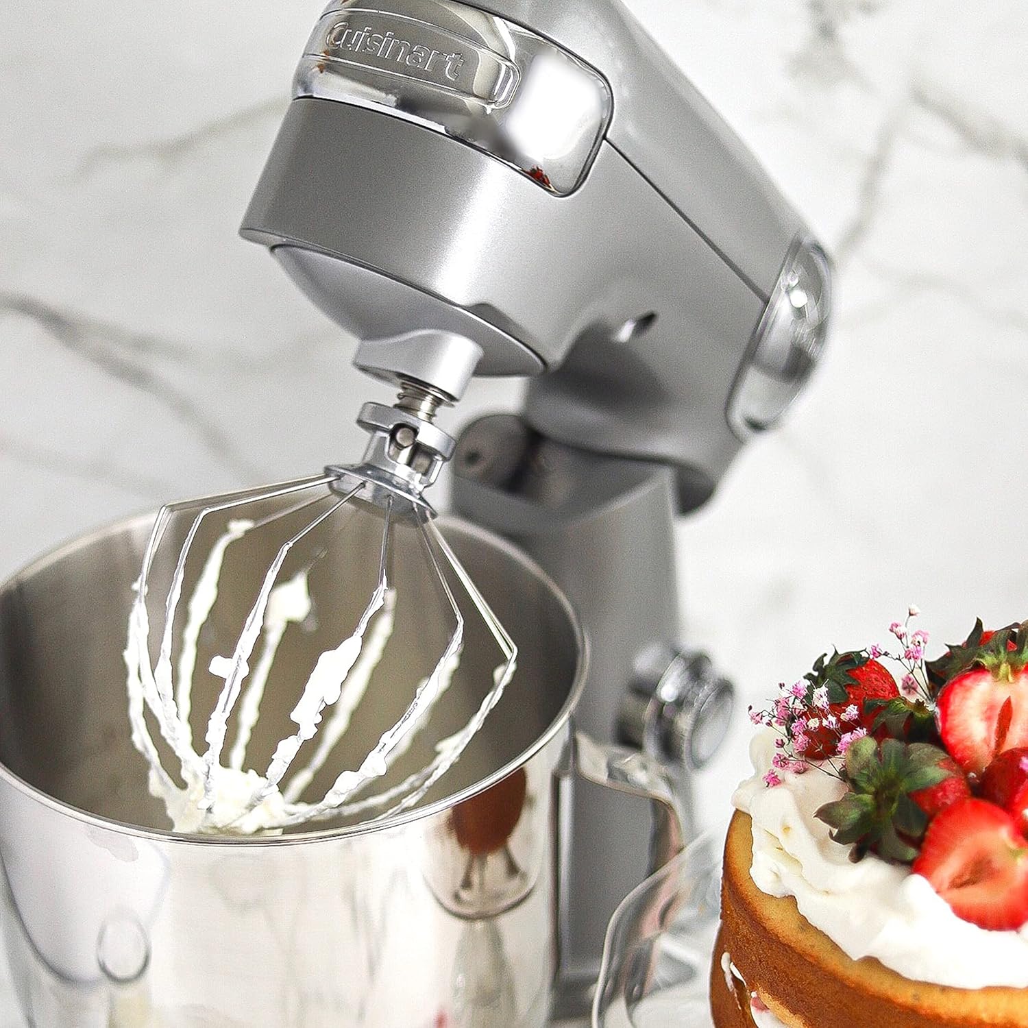 cuisinart stand mixer 6 5qt precision master™ silver sm 65bcc image 2