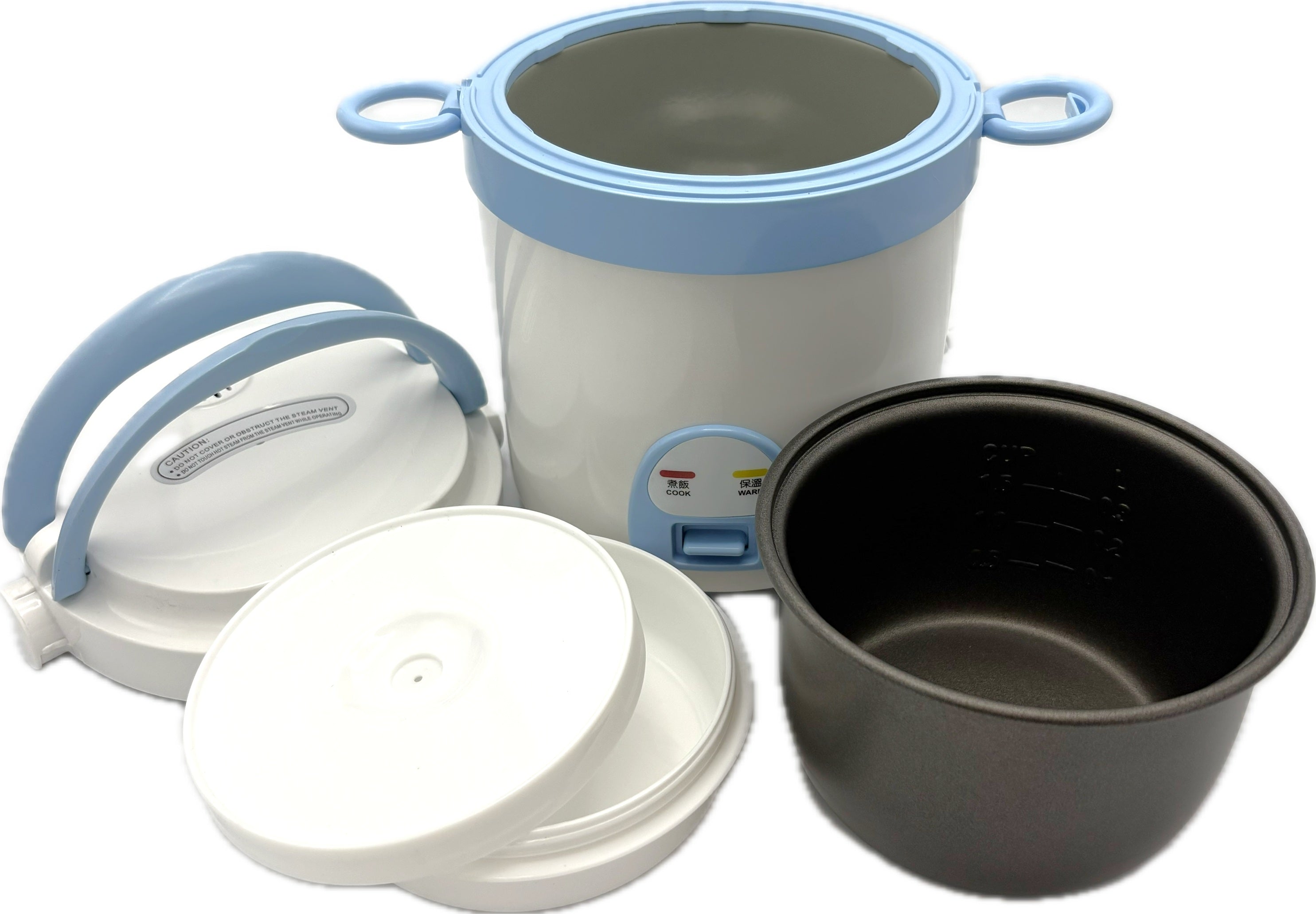 sunpentown rice cooker mc 881 1 5 cup one button blue image 2