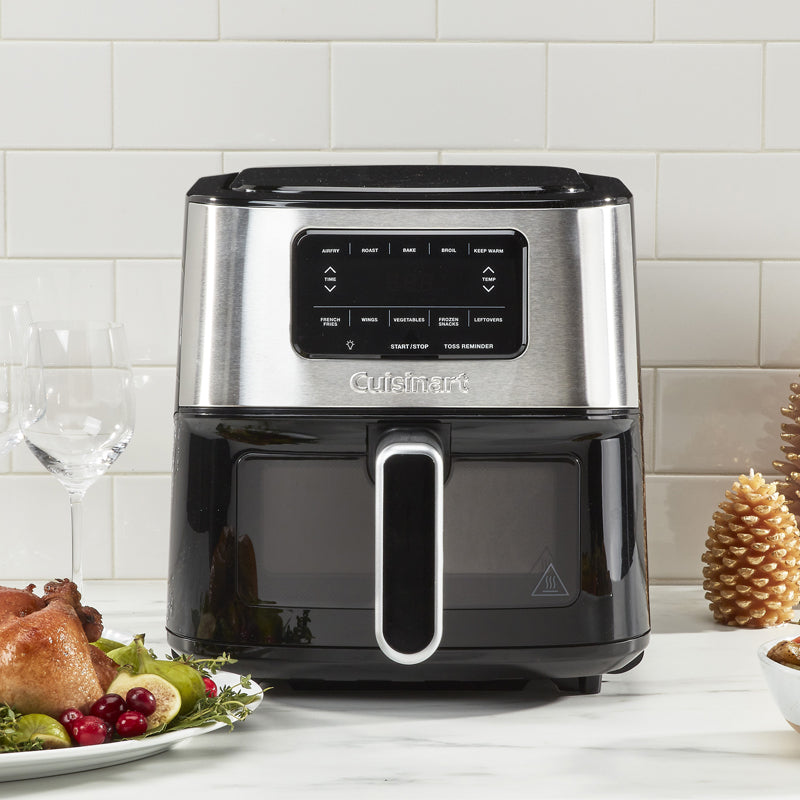 cuisinart air fryer 6 quart 5 7 l 1800w digital display w 5 air fry presets air 200c image 1