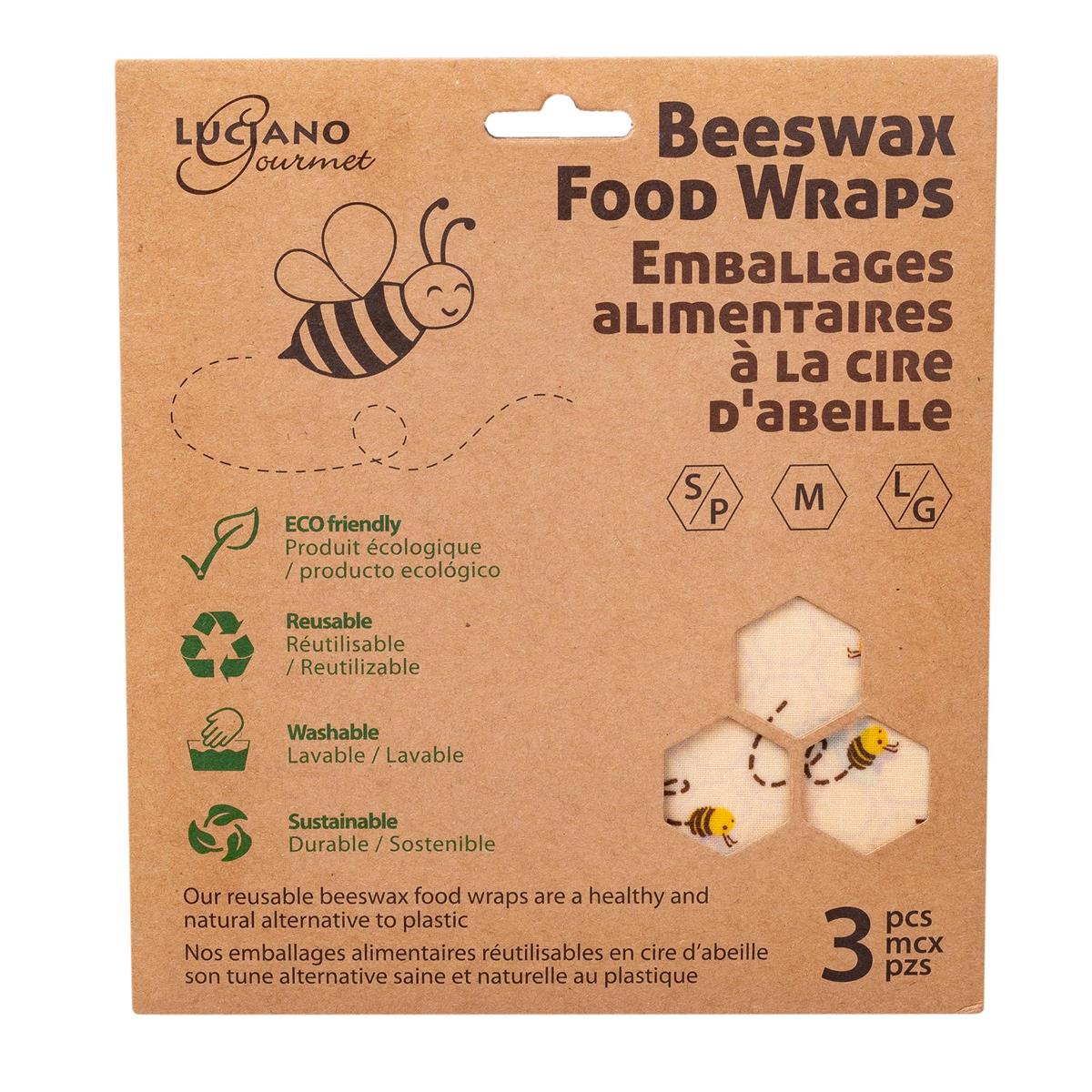 l gourmet reusable beeswax food wrap 3pc 70032 image 1
