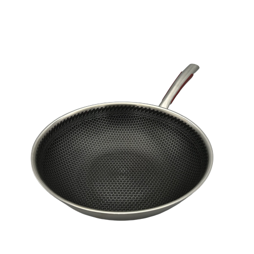 healthy bear sus hybrid wok 30cm with glass lid bc hw30g 1 image 2