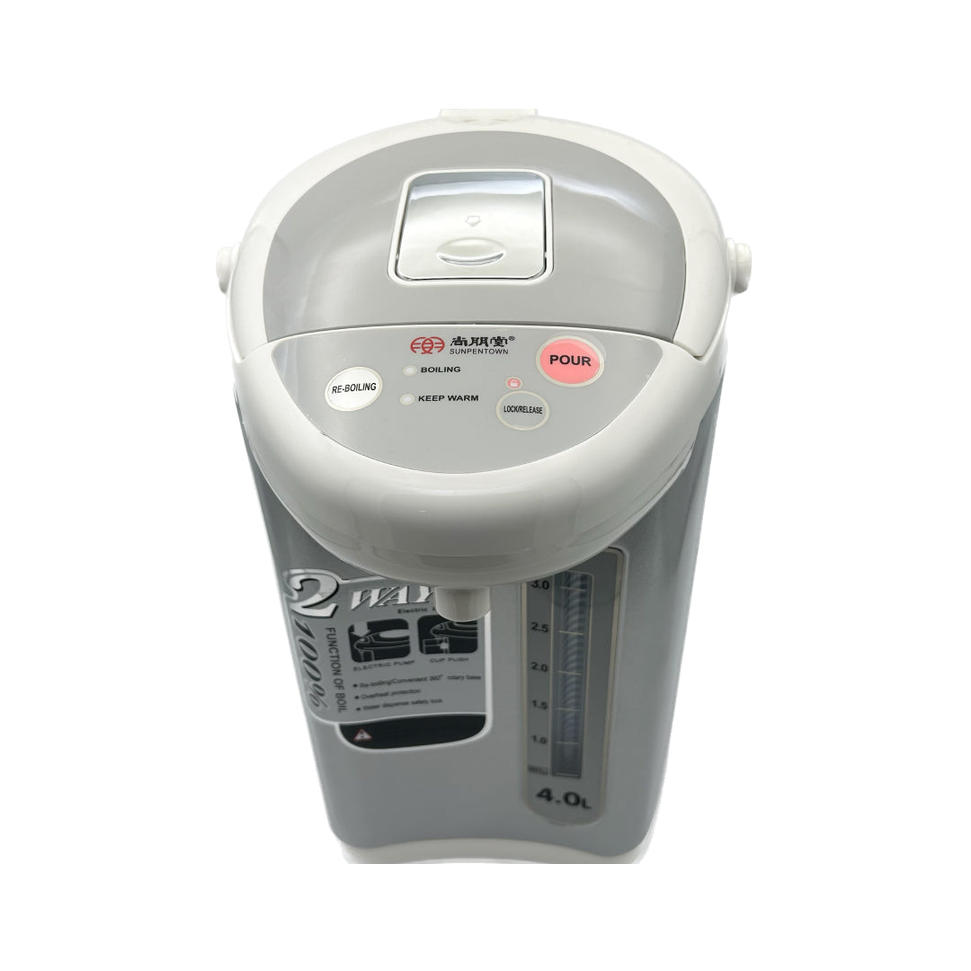 sunpentown hot water pot 4 0l silver sp 4000 image 2