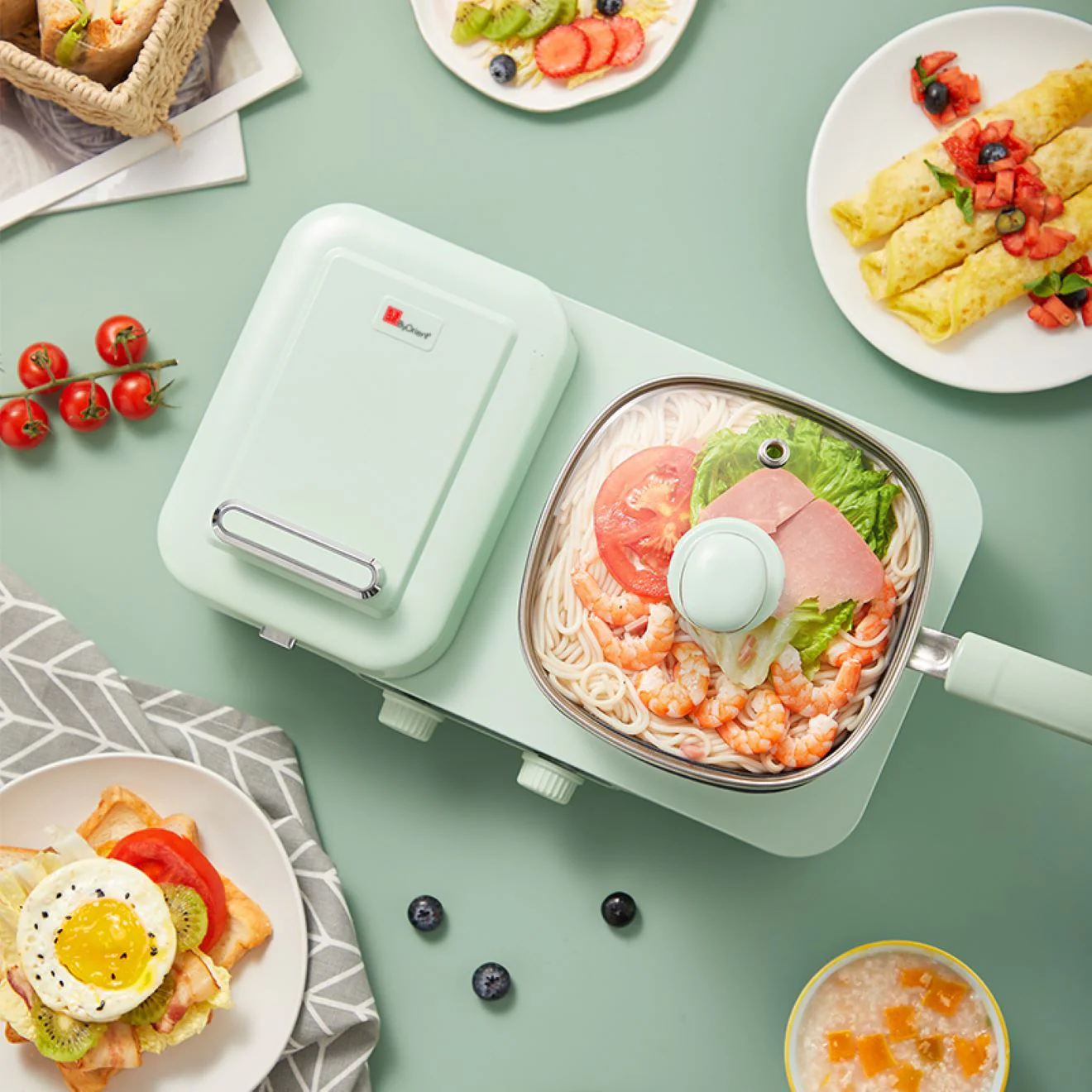 byorient bo bm01 all in one multi functional breakfast maker image 2