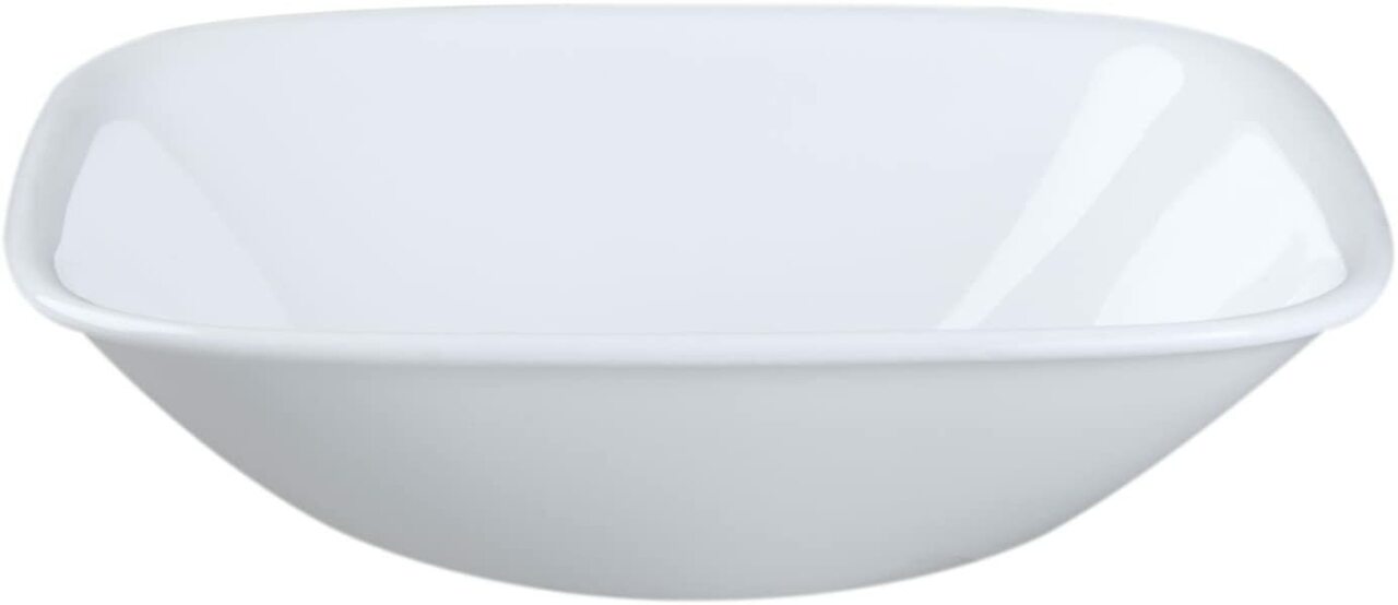 corelle square pure white 1075554 soup dessert bowl 10 oz image 1