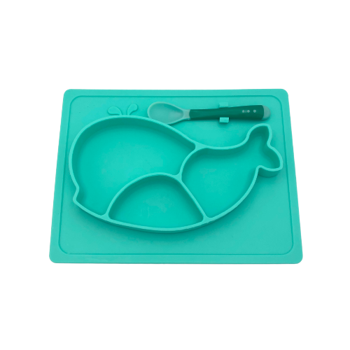tootsie b whale silicone sectioned plate 05048 image 1