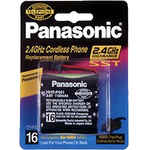 panasonic cordless telephone battery hhrp401a1b type 16 image 1