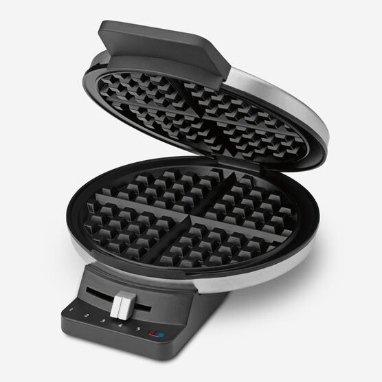 cuisinart classic waffle maker round 5 setting browning control wmr cac image 2