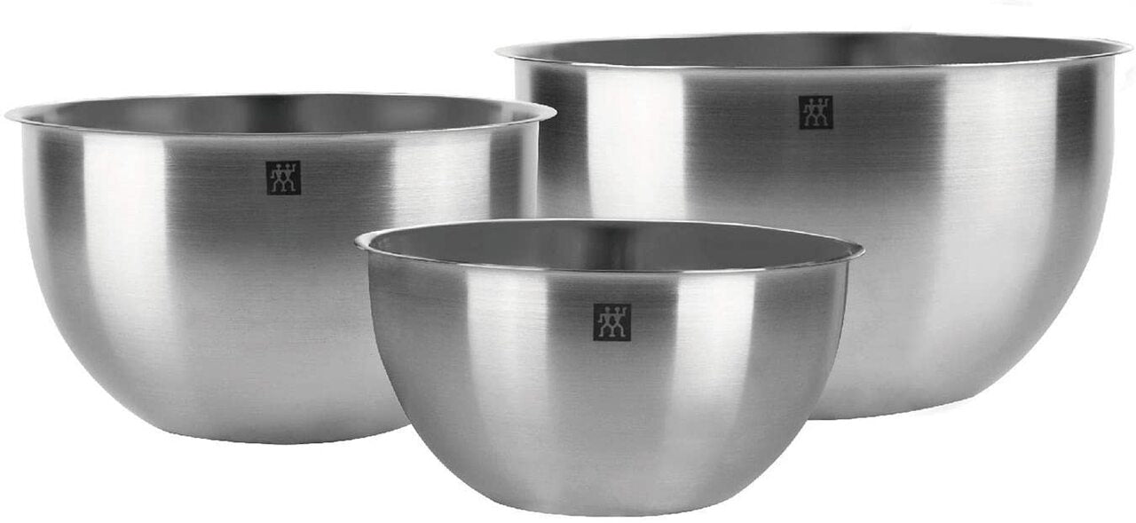 zwilling stainless steel mixing bowl 40202 005 3 piece set image 1