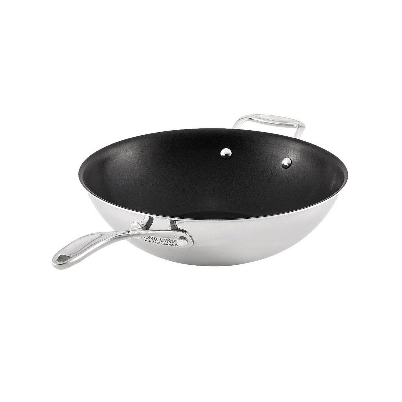 zwilling vista clad 12 30cm non stick stainless steel wok 65029 830 image 1