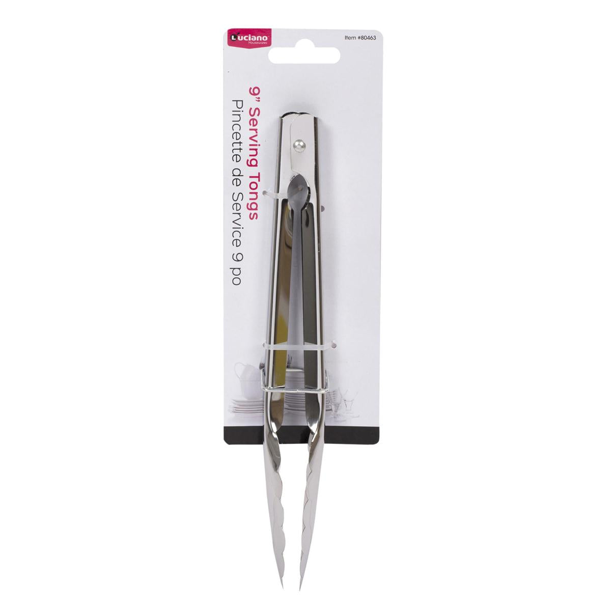 luciano 9 metal serving tongs 80463 image 2