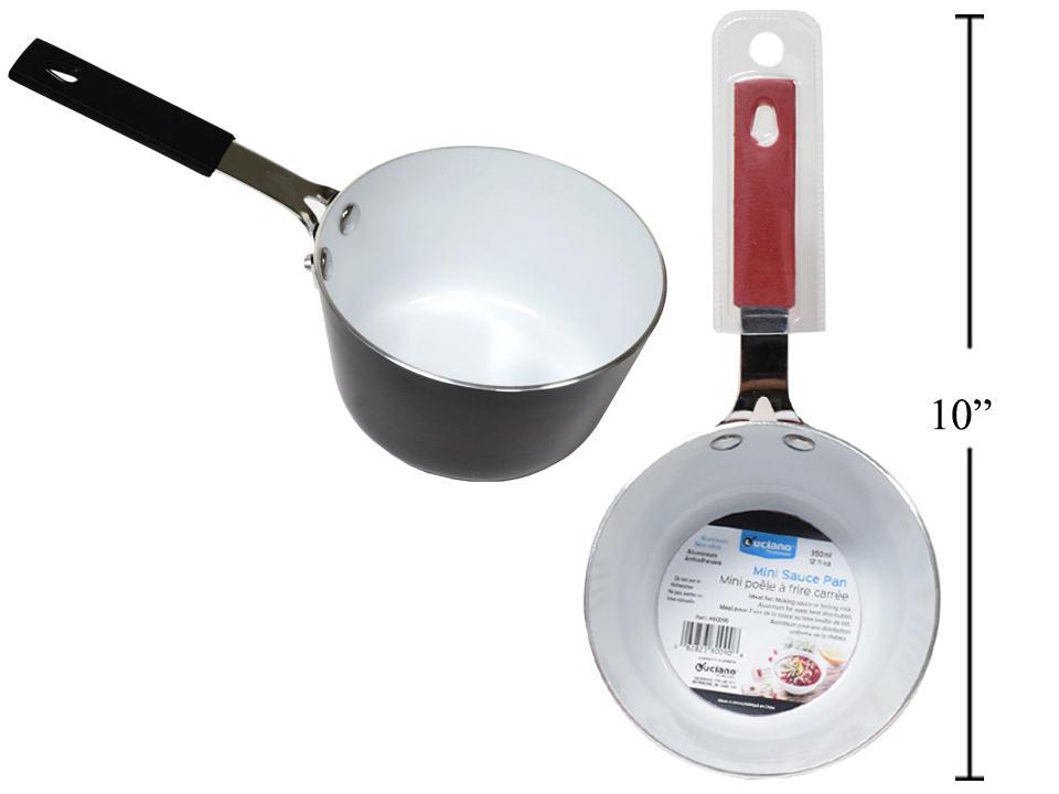 luciano 80090 mini sauce pan aluminium non stick 350ml image 2