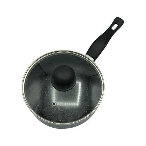 healthy bear 18cm aluminum sauce pan w lid induction bcal 18spg in image 1
