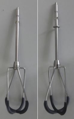 sp0008694 bhm800sil365 scraper beater set of 2 for bhm800sil hand mixer image 1