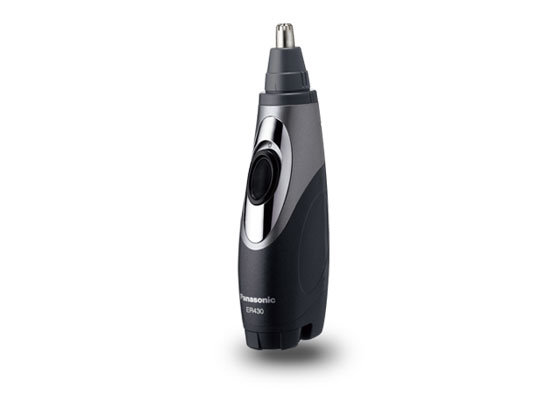 panasonic nose and ear hair trimmer with vacuum cleaning system black er430 image 1