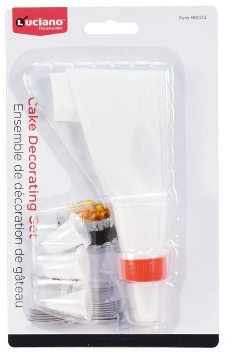 luciano 80313 cake decorating set w 4 tips image 1