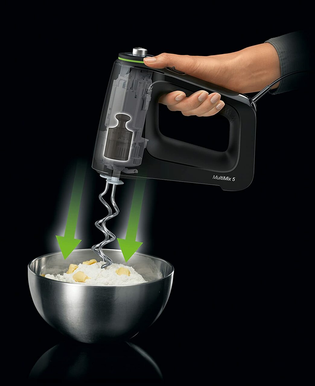braun hand mixer variable speed 350w black hm 5100 image 2