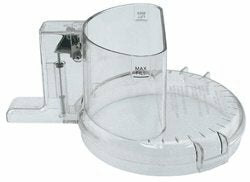 cuisinart dlc2007wbcnt1 repl workbowl cover semicircle insert for dlc 2009chbc image 1