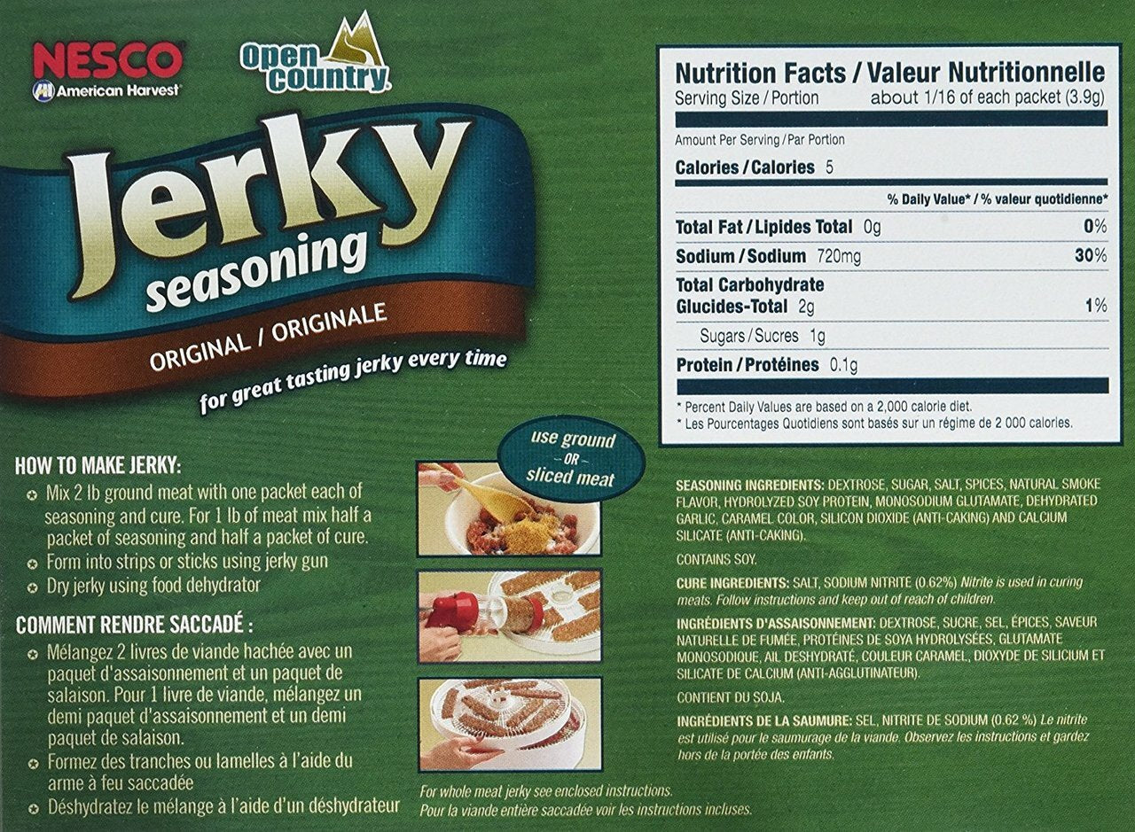 nesco jerky spice 3 pack bj6 original flavor image 2