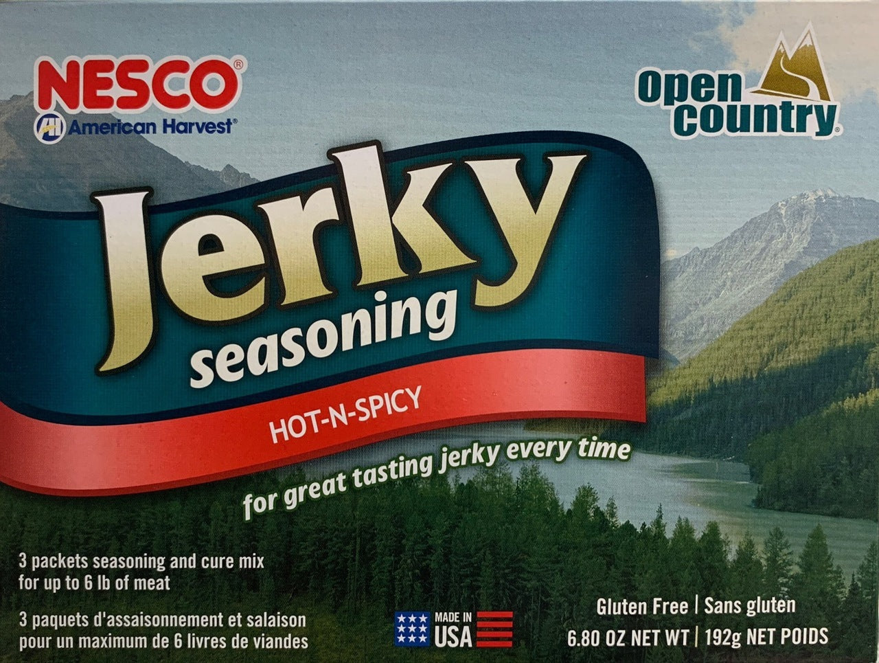 nesco jerky spice 3 pack bjh6 hot spicy flavor image 1