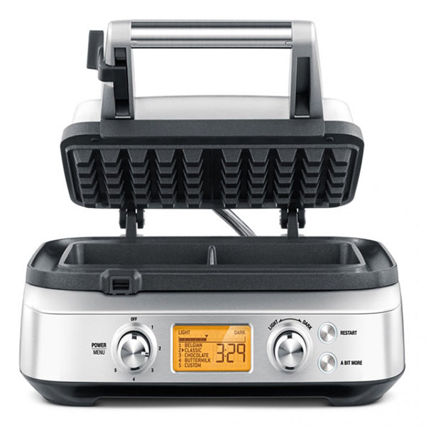 breville waffle maker bwm620xl 1000w 2 slice with waffleiq image 1