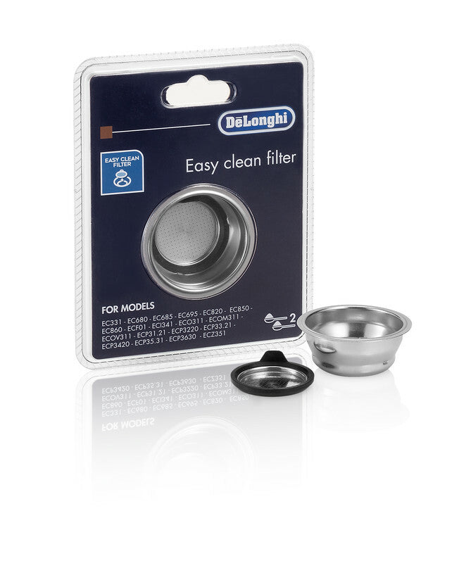 delonghi two cup dual wall filter for ec685 ec695 image 2