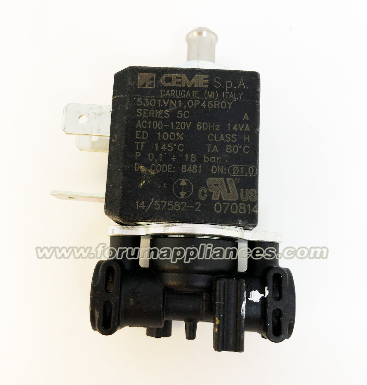 delonghi solenoid valve 3v plastic for esam 3500 esam 6900 special order image 1
