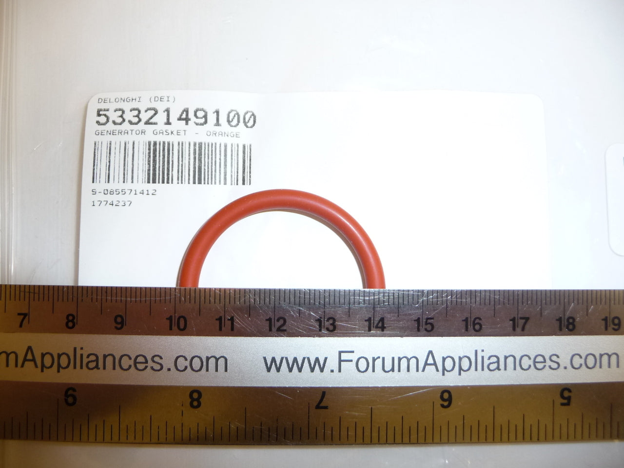 delonghi o ring on generator large orange for eam 3 00 eam 4500 esam 2000 esam 4 00 esam 5 00 esam 6 0 ecam 22110 ecam 23 0 ecam 26455 image 2