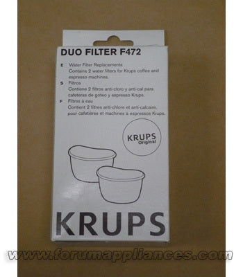 krups charcoal filter 2 pack for coffee espresso makers image 2