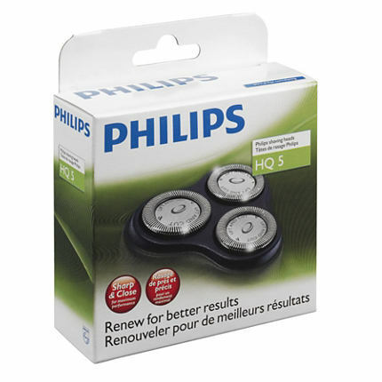 philips shaving heads 3x hq5 for 5000 sereies reflex action image 1
