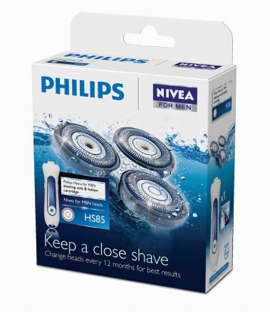 philips shaving heads 3x hs85 for cool skin 8000 series image 1