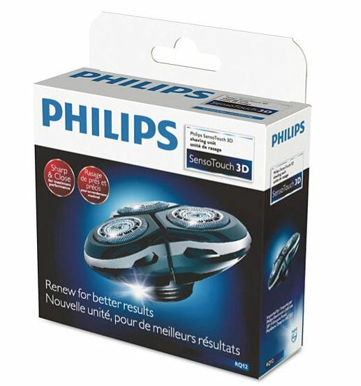 philips shaving heads 3x rq12 for sensotouch 3d image 1