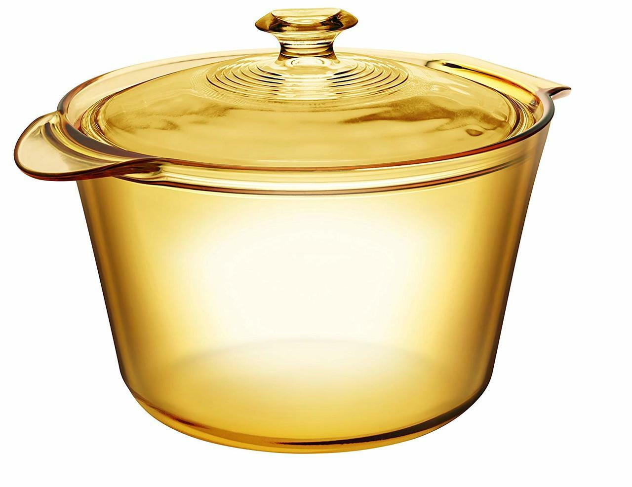 visions flair glass cook pot vsf38 3 8l with glass cover image 2