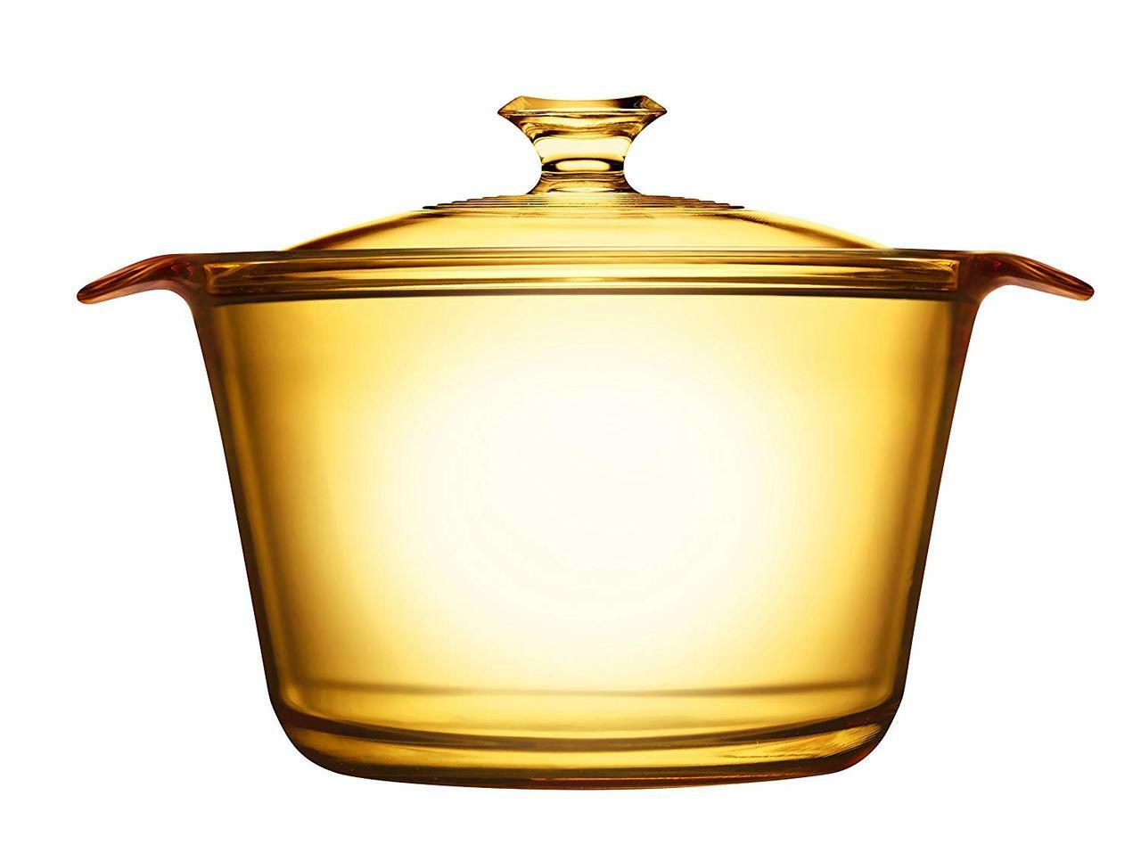 visions flair glass cook pot vsf38 3 8l with glass cover image 1