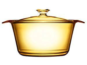 visions flair glass dutch oven vsf55 5 5l with glass cover image 1