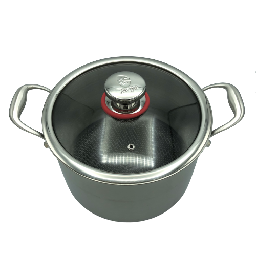 targu hybrid stock pot 24cm with glass lid bc hw24spg image 2