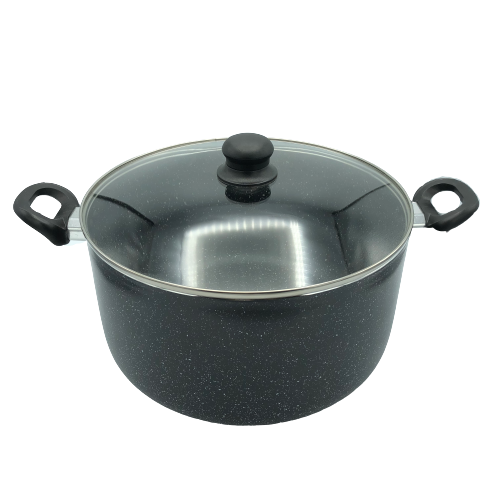 healthy bear 30cm aluminm stock pot w lid induction bcal 30spg in image 1