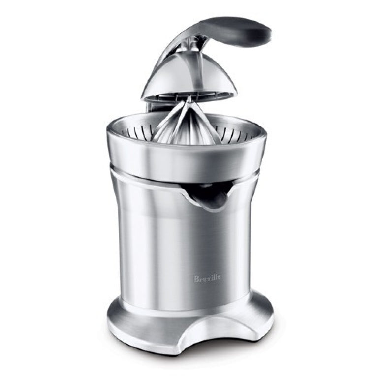 breville 800cpbss the citrus press pro citrus juicer w die cast brushed s s body image 1