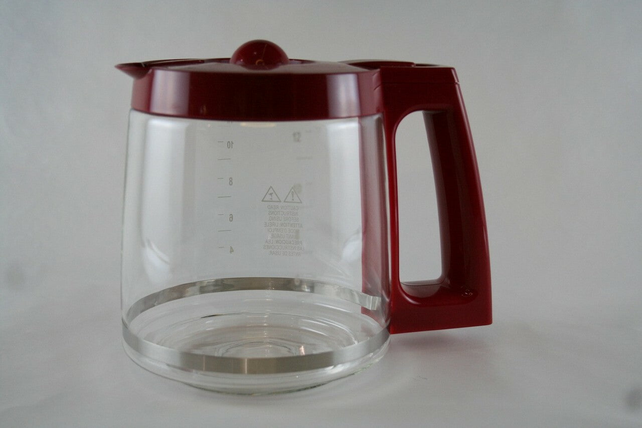 hamilton beach glass carafe red for 43253 special order image 1