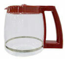 cuisinart glass carafe red for dgb 500rc special order image 1