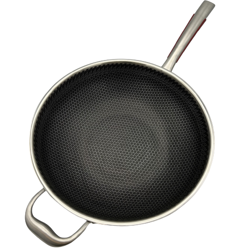 healthy bear targu hybrid wok 32cm with glass lid bc hw32n image 4